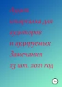 Аудит шпаргалка для аудиторов и аудируемых Замечания 23 шт за 2021 год