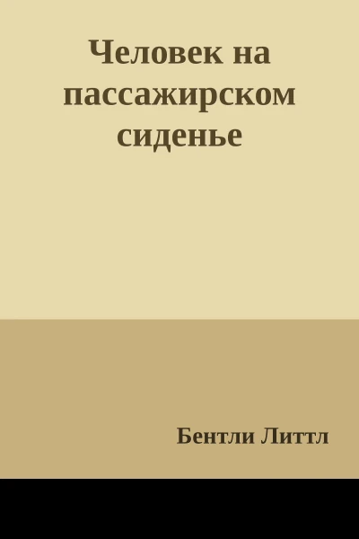 Человек на пассажирском сиденье