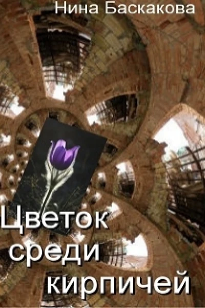 Цветок среди кирпичей