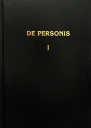 De Personae  О Личностях Сборник научных трудов Том I