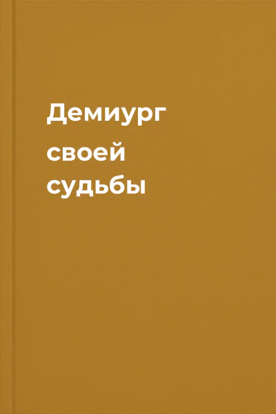 Демиург своей судьбы