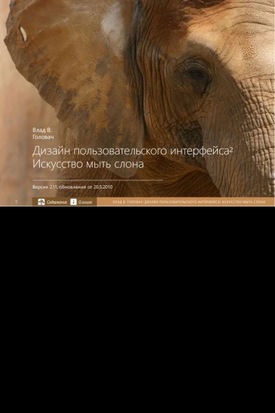 Дизайн пользовательского интерфейса Искусство мыть слона