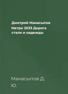 Дмитрий Манасыпов Метро 2033 Дорога стали и надежды