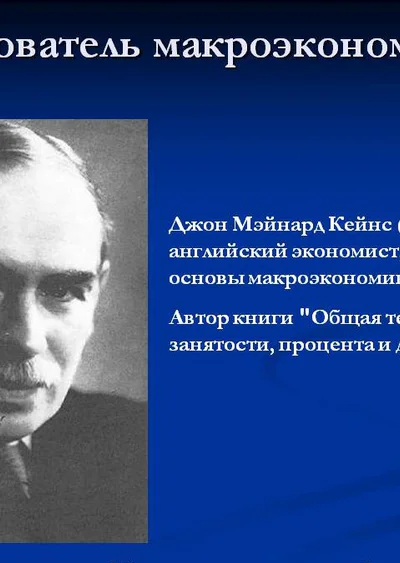 Джон Мейнард Кейнс и кейнсианство
