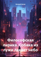 Философская лирика Собака из лужи лакает небо