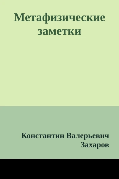 Метафизические заметки