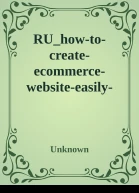 RUhowtocreateecommercewebsiteeasilyfreeebook