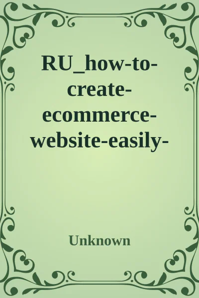 RUhowtocreateecommercewebsiteeasilyfreeebook