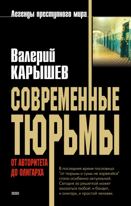 Современные тюрьмы от авторитета до олигарха  Валерий Карышев