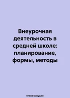 Внеурочная деятельность в средней школе планирование формы методы