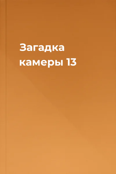 Загадка камеры  13
